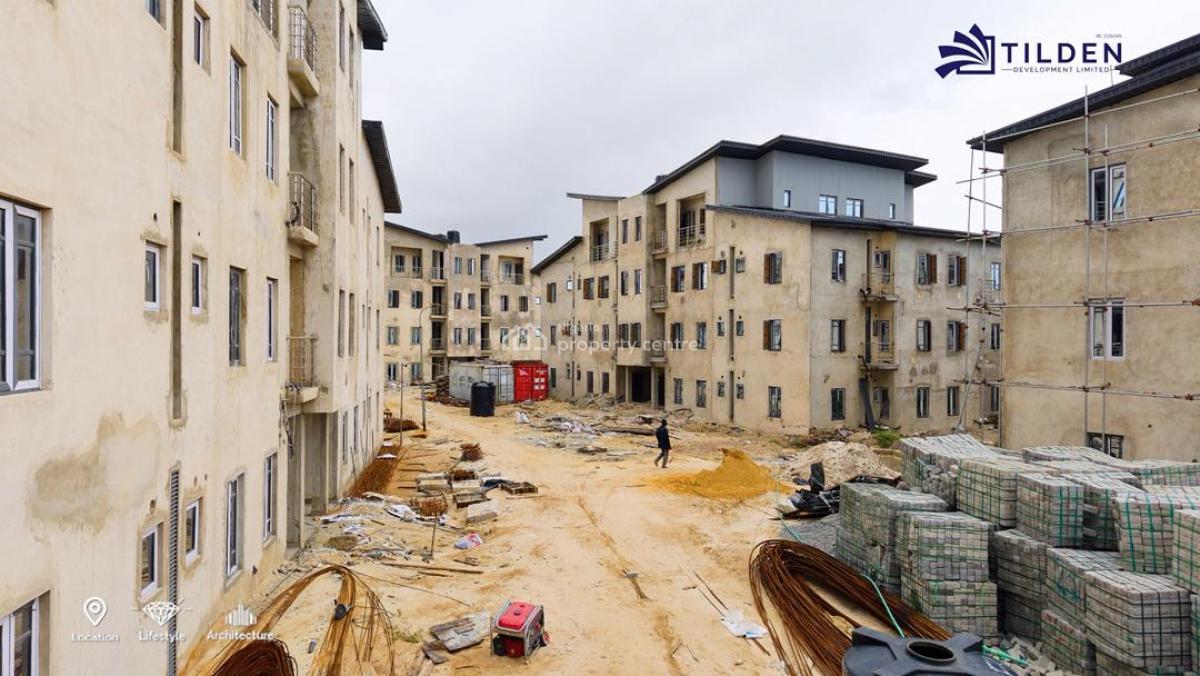 5 Units of Contemporary and Modern 2bedroom Apartment, Therra Annex Estate Lekki Epe Expressway, Sangotedo, Ajah, Lagos, Block of Flats for Sale