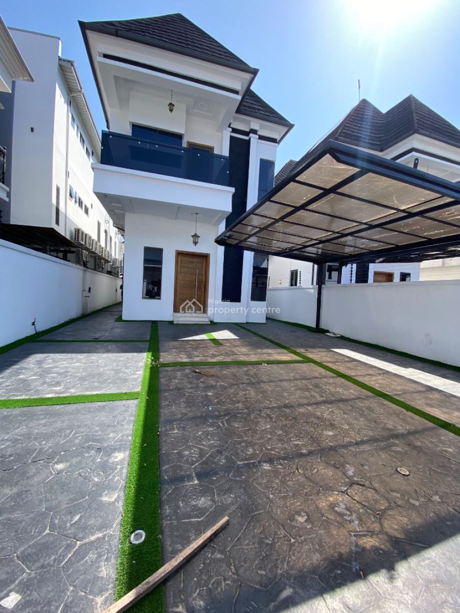 Luxury 5 Bedroom Detached with Bq, Chevron Alternative Route, Lekki Phase 2, Lekki, Lagos, Detached Duplex for Sale