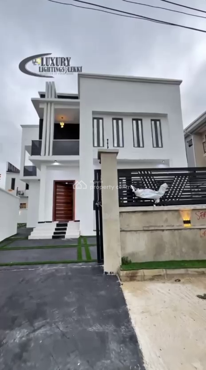 Luxury 4 Bedroom Duplex, Sangotedo, Ajah, Lagos, Detached Duplex for Sale