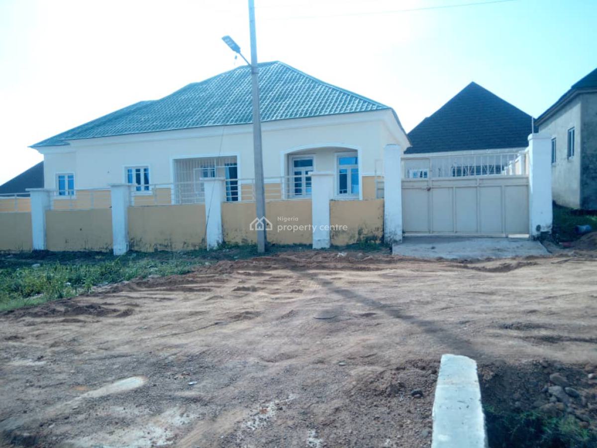 3 Bedroom Fully Detached Bungalow at Semi Finished Level, Lugbe, Airport Road, Lugbe District, Abuja, Detached Bungalow for Sale