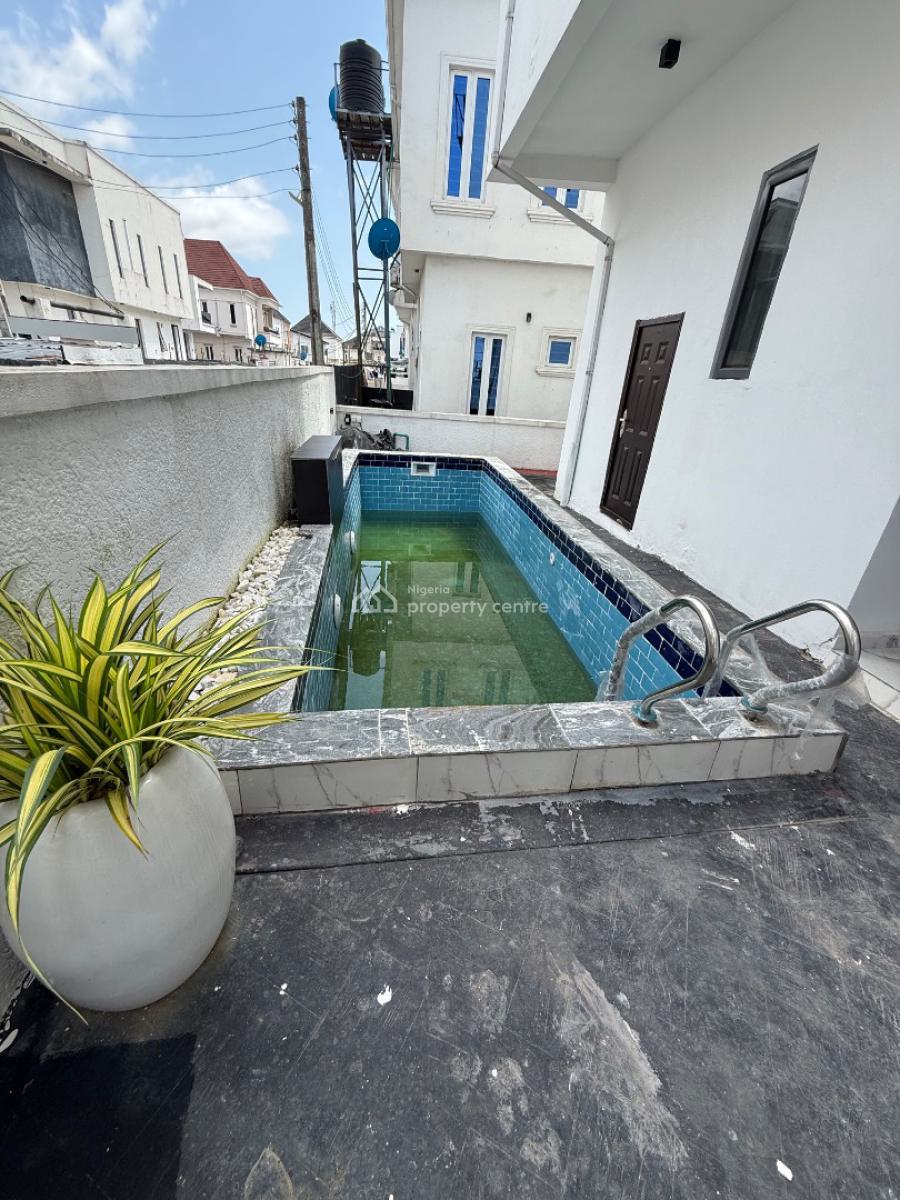 5 Bedroom Fully Detached Duplex with Swimming Pool for Distress, Lekki Palm/capatian Court Estate, Ajah, Lagos, Detached Duplex for Sale