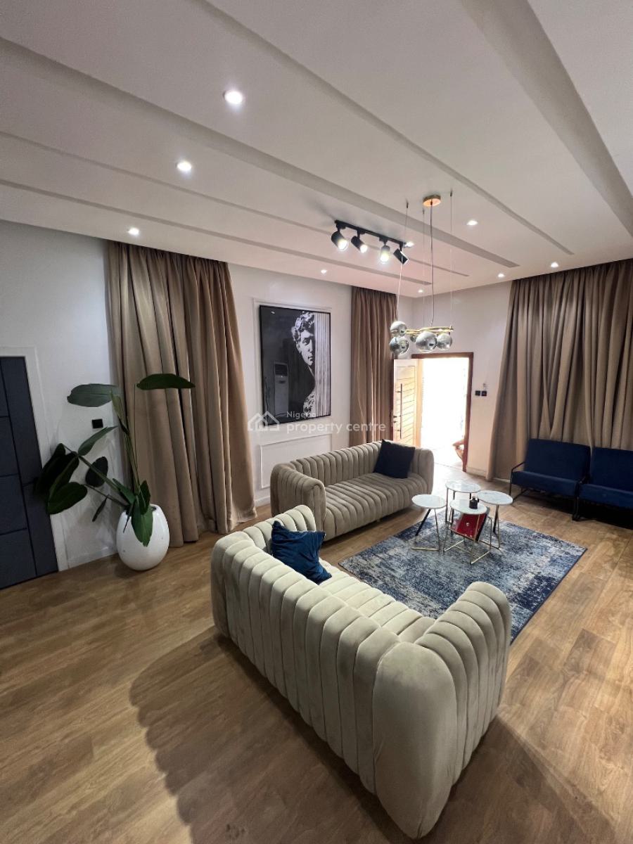 Fully Furnished 4 Bedroom Semi Detached Duplex with a Bq., Osapa London, Lekki, Lagos, Semi-detached Duplex for Rent