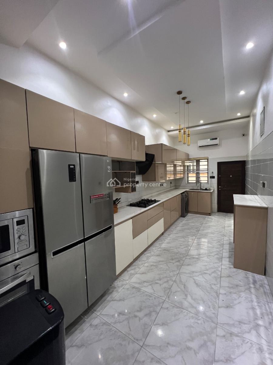 Fully Furnished 4 Bedroom Semi Detached Duplex with a Bq., Osapa London, Lekki, Lagos, Semi-detached Duplex for Rent