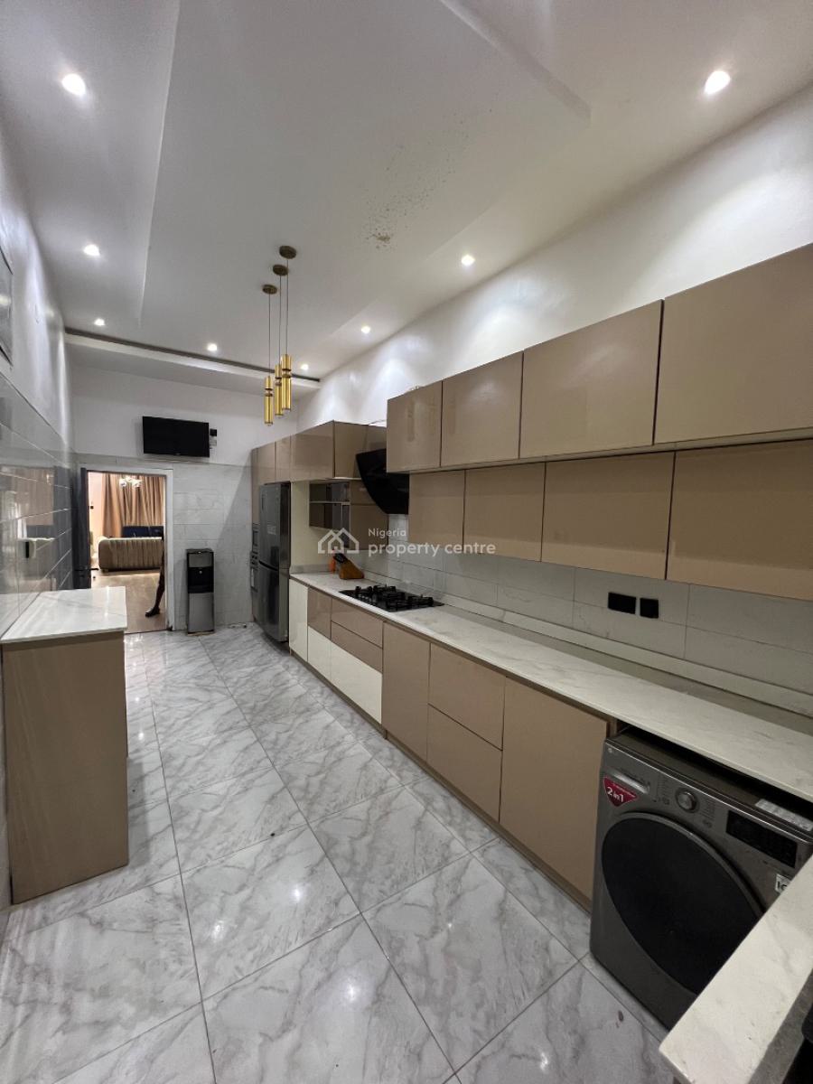 Fully Furnished 4 Bedroom Semi Detached Duplex with a Bq., Osapa London, Lekki, Lagos, Semi-detached Duplex for Rent