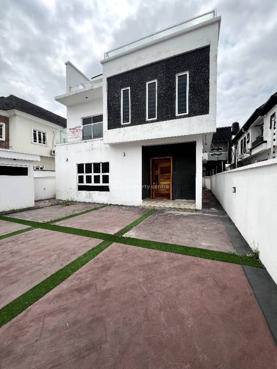 Lovely 4 Bedroom Detached Duplex with a Rooftop Lounge, Chevron Toll Gate, Lekki, Lagos, Detached Duplex for Sale