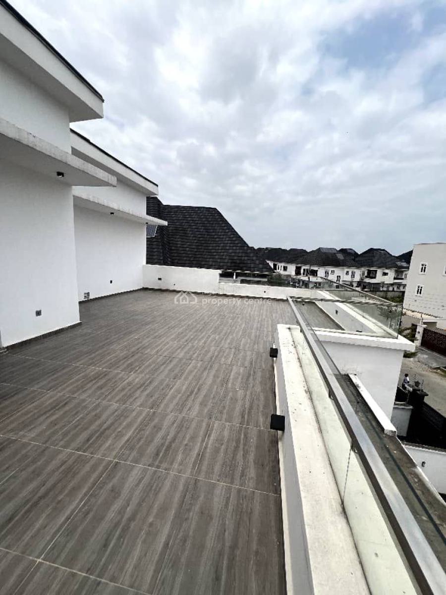 Lovely 4 Bedroom Detached Duplex with a Rooftop Lounge, Chevron Toll Gate, Lekki, Lagos, Detached Duplex for Sale