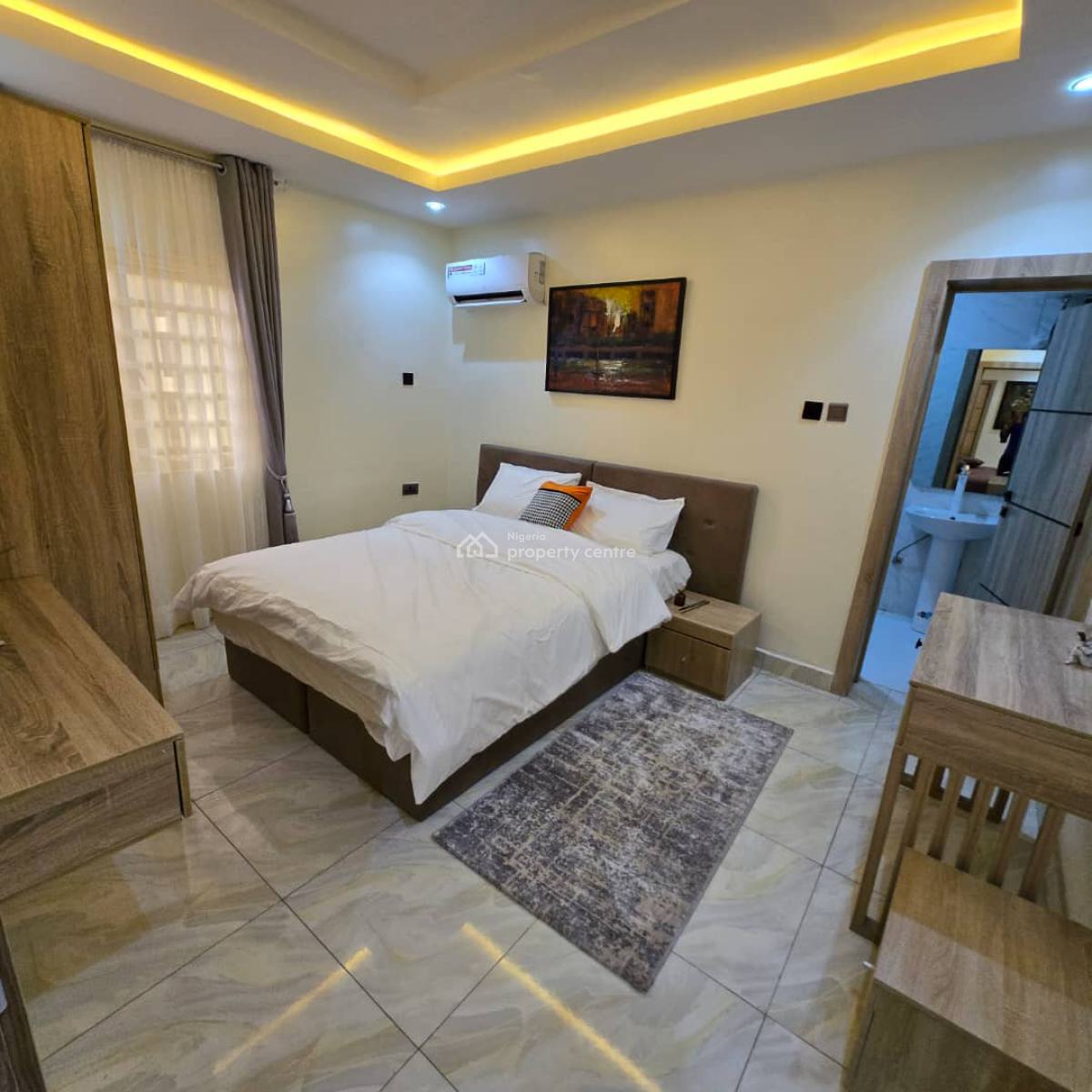 Cozy 2-bedroom Apartment with Beautiful Furnishings, Off Osolo Way, Airport Residential Area, Ikeja, Lagos, Flat / Apartment Short Let