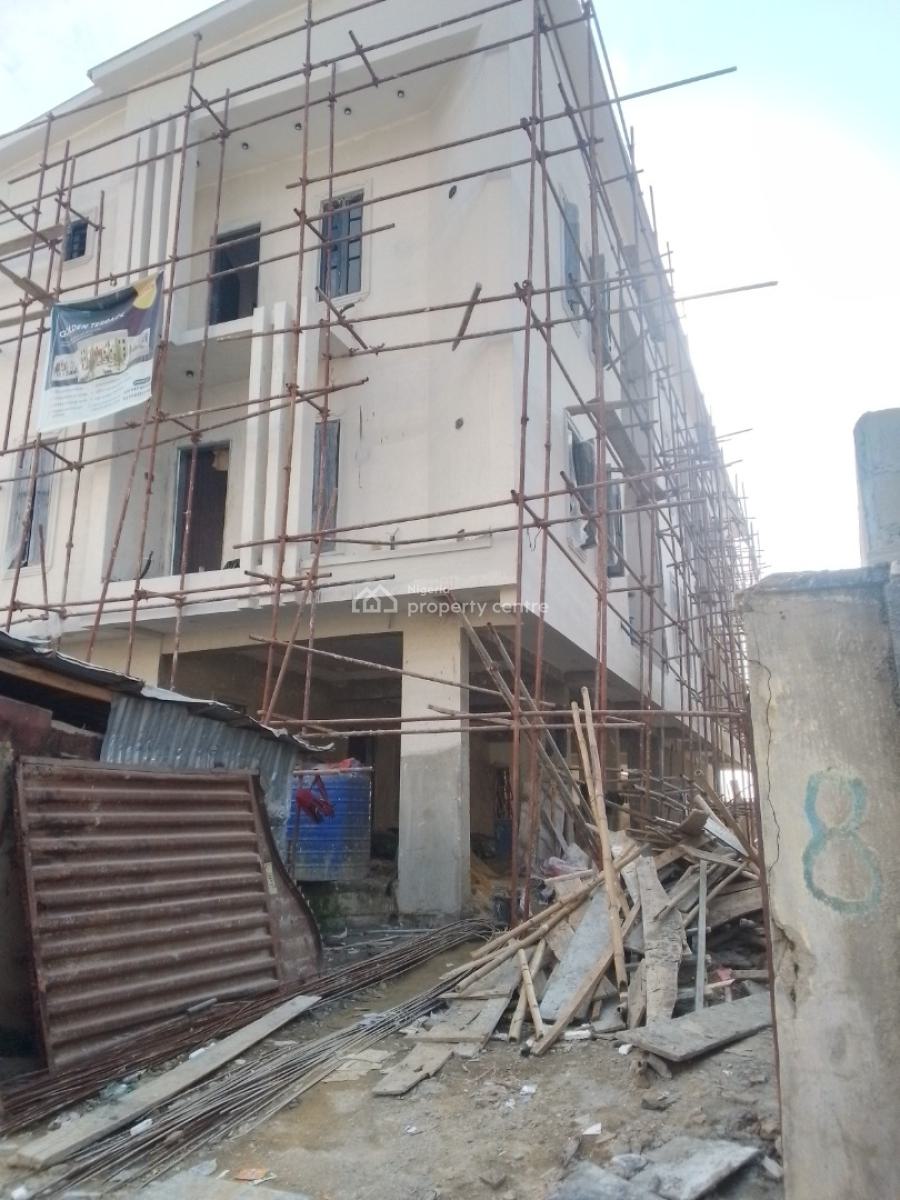 Newly Built 5bedroom Terrace Duplex at Airport Road Ajao Estate, Off International Airport Road Ajao Estate, Isolo, Lagos, Terraced Duplex for Sale