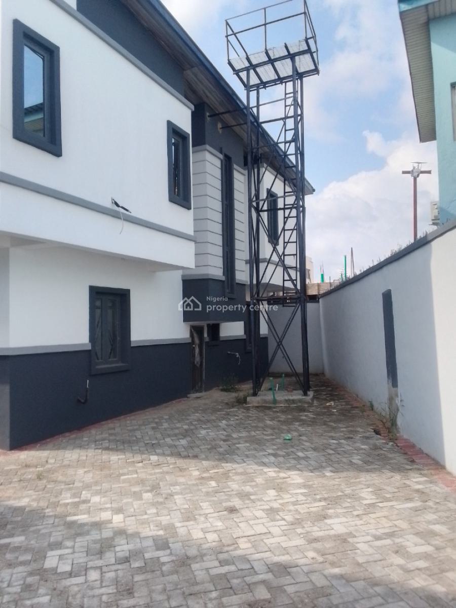 Brand New 4 Bedroom Semi Detached House with Bq, Off International Airport Road, Ajao Estate, Isolo, Lagos, Semi-detached Duplex for Sale