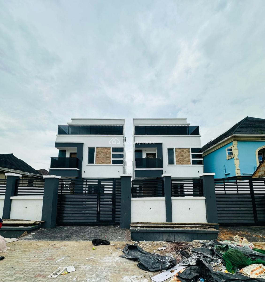 Newly 4 Bedroom Fully Detached Duplex with Bq, Magodo, Lagos, Detached Duplex for Sale