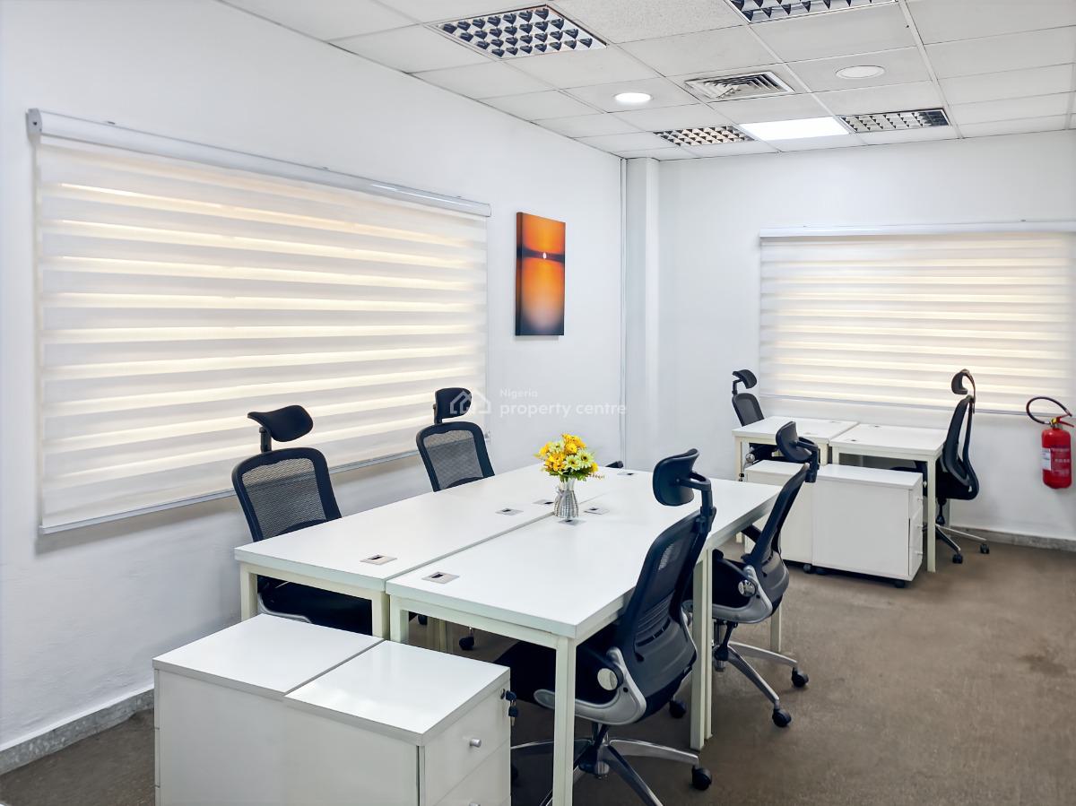 Open Plan Office Space for 15 Persons in Regus City Centre, 4th Floor, Building Ii, Rivers House, Plot 83 Ralph Shodeinde Street, Central Business District, Abuja, Office Space for Rent