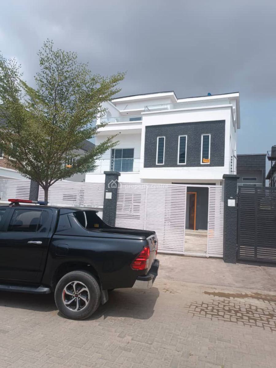 Chevrons Elite Property! 4-bedroom Detached House with Bq & Study Roo, Chervon Toll Gate, Lekki, Lagos, Detached Duplex for Sale