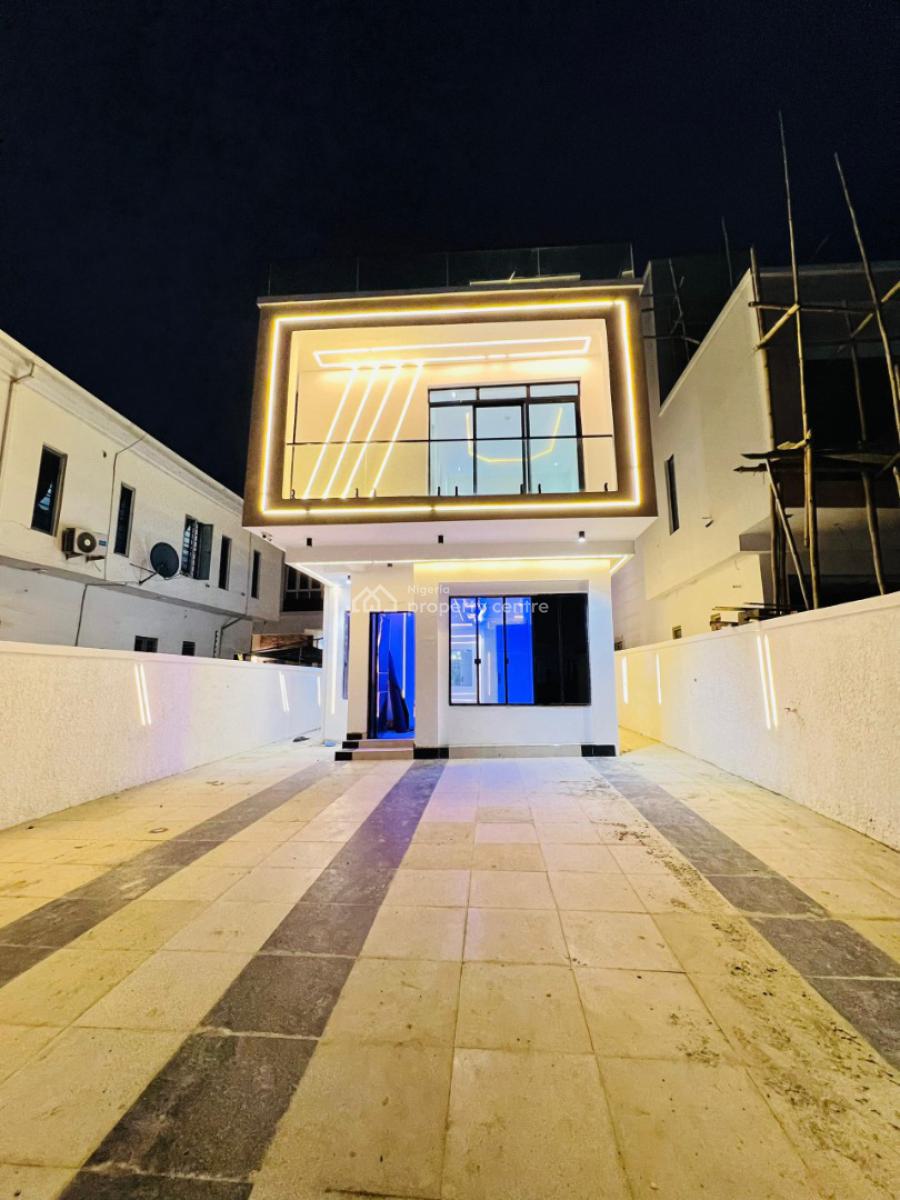 Luxury 5 Bedroom Smart Home with Pool, Gym & Bq, in an Estate, Ologolo, Lekki, Lagos, Detached Duplex for Sale