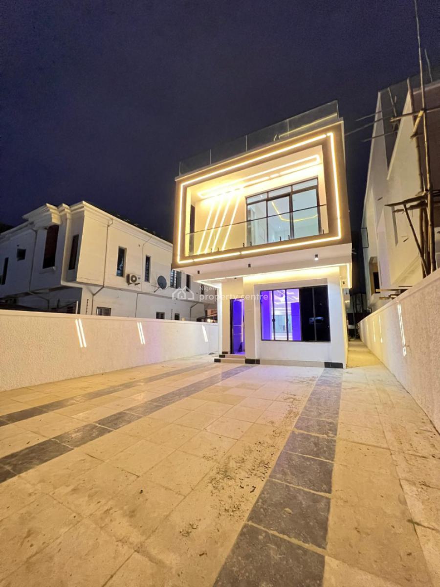 Luxury 5 Bedroom Smart Home with Pool, Gym & Bq, in an Estate, Ologolo, Lekki, Lagos, Detached Duplex for Sale