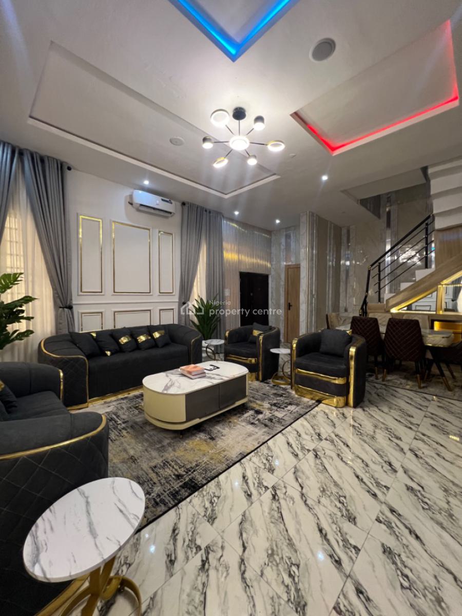 Extra Large Luxury 4 Bedroom Duplex, Lagos Business School, Ajah, Lagos, Terraced Duplex Short Let