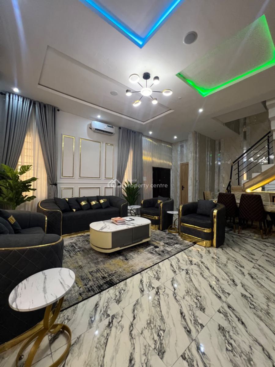 Extra Large Luxury 4 Bedroom Duplex, Lagos Business School, Ajah, Lagos, Terraced Duplex Short Let