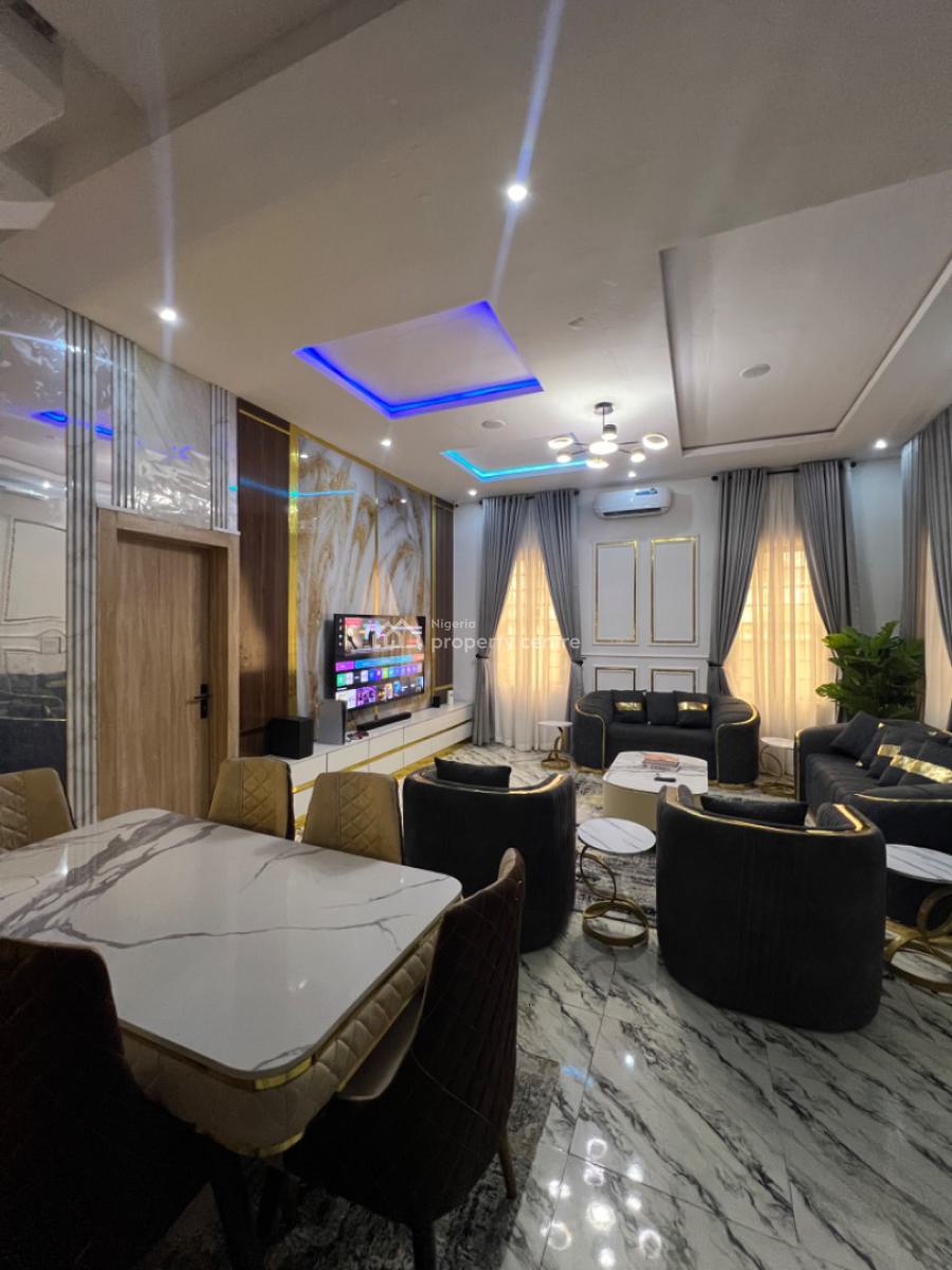 Extra Large Luxury 4 Bedroom Duplex, Lagos Business School, Ajah, Lagos, Terraced Duplex Short Let
