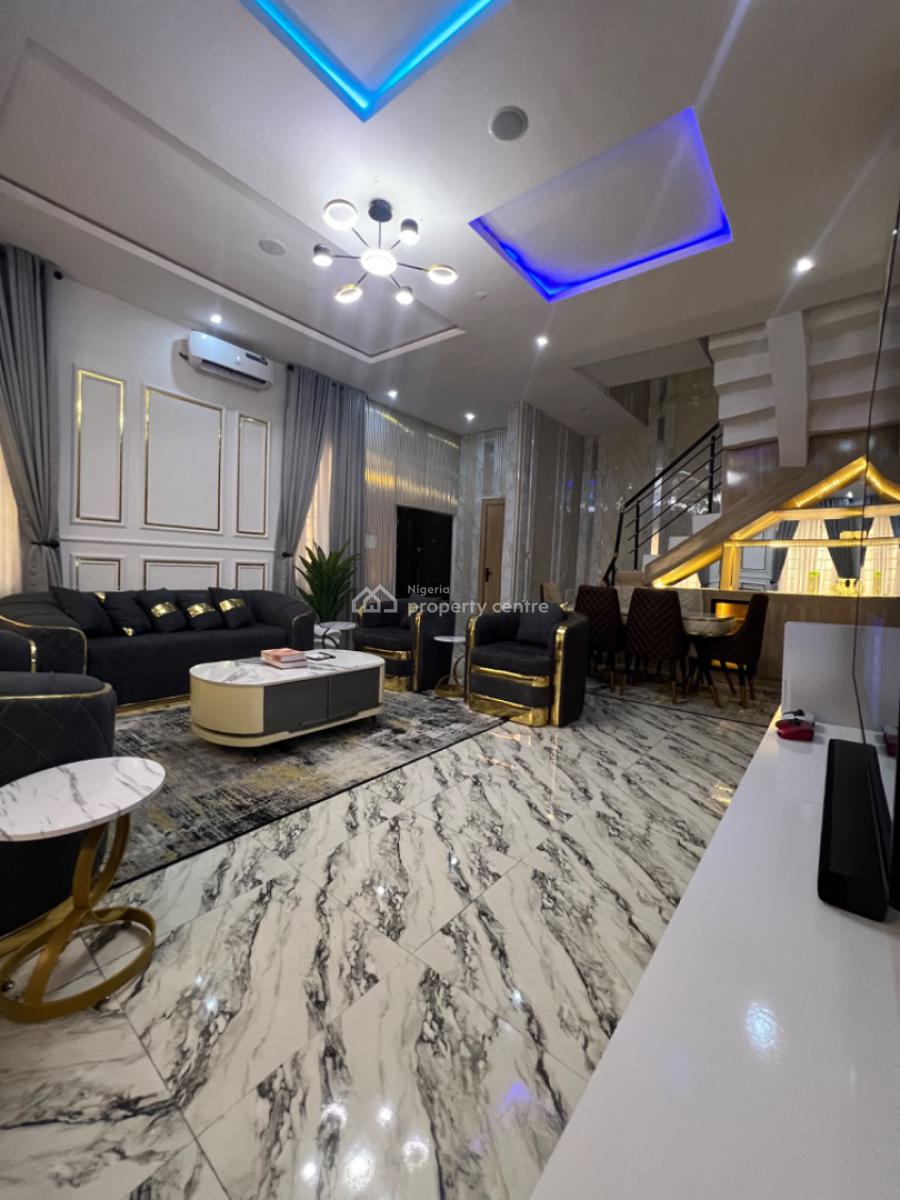 Extra Large Luxury 4 Bedroom Duplex, Lagos Business School, Ajah, Lagos, Terraced Duplex Short Let