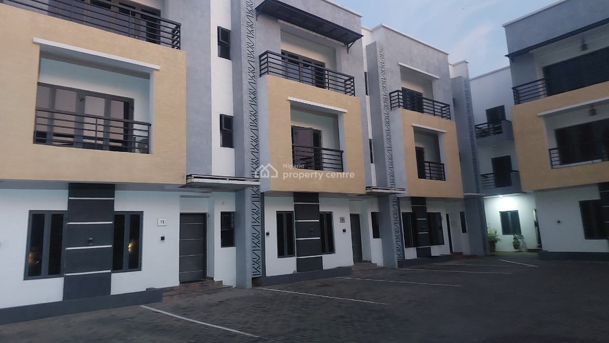4 Bedroom Terrace Duplex with Bq, Jabi, Abuja, Terraced Duplex for Rent
