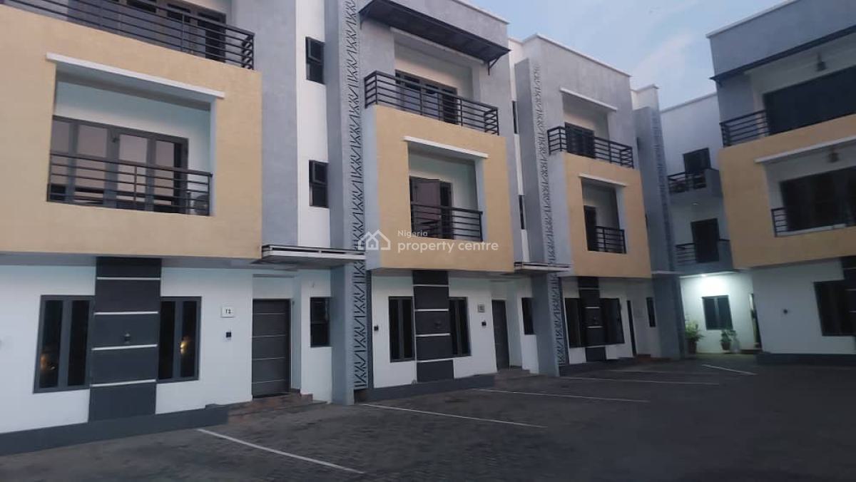 Tastefully Finished 4-bedroom Terraced Duplex with Bq, Jabi, Abuja, Terraced Duplex for Rent