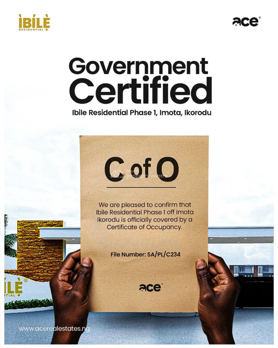 Buy Acres for 3m Instead of 10m, Save 7m in an Emerging Location, a Very Good Location for Landbanking with C of O, and High Roi in, Imota, Ikorodu, Lagos, Residential Land for Sale