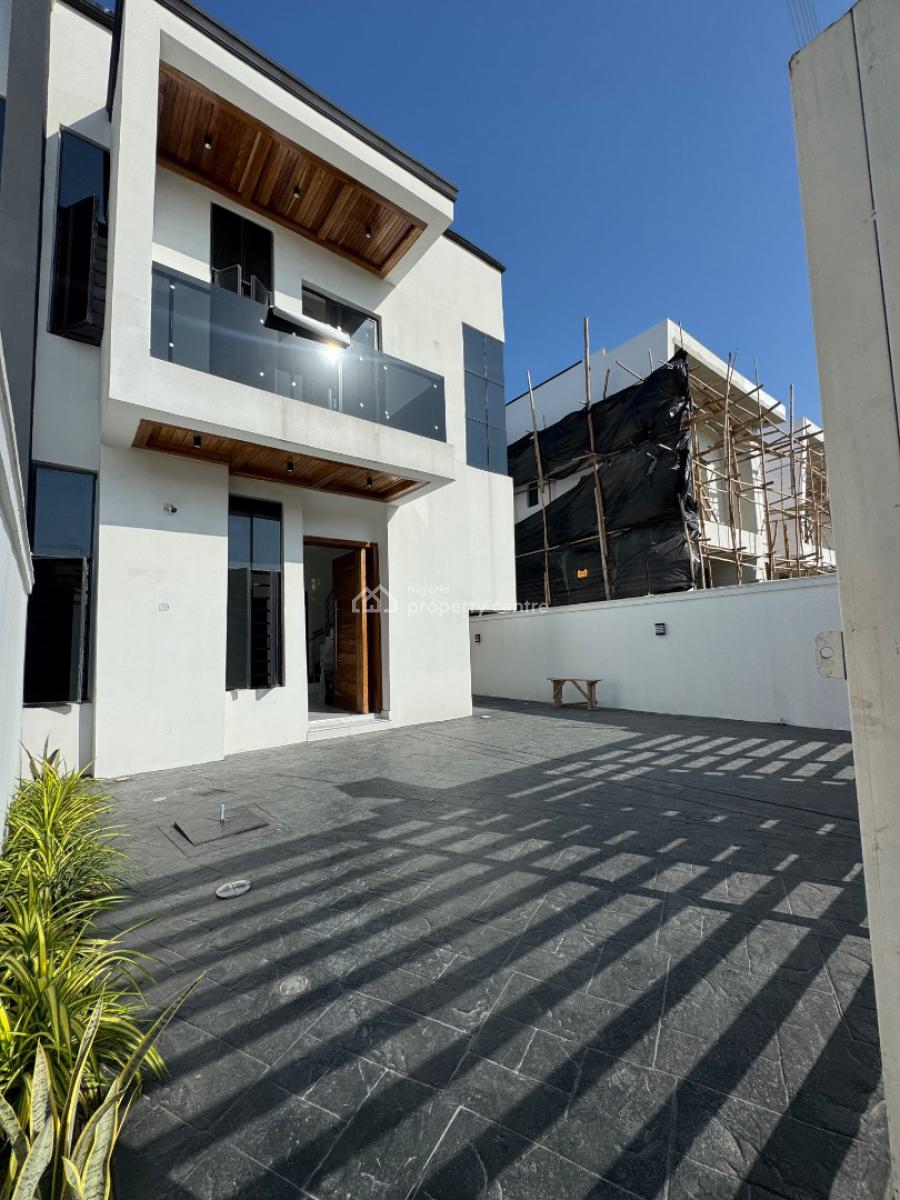 Newly Built Nice 4 Bedroom Duplex Semi Detached Self Compound with Bq, Chevron Lekki, Lekki, Lagos, Semi-detached Duplex for Rent