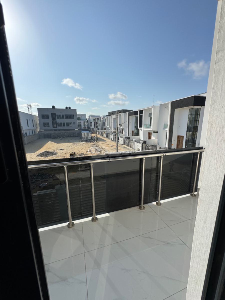 Newly Built Nice 4 Bedroom Duplex Semi Detached Self Compound with Bq, Chevron Lekki, Lekki, Lagos, Semi-detached Duplex for Rent