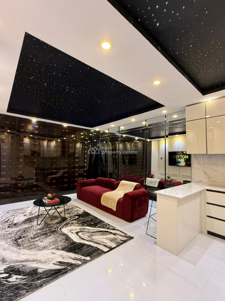 Luxuriously Finished One Bedroom Apartment with Cinema, Chevron, Lekki, Lagos, Flat / Apartment Short Let