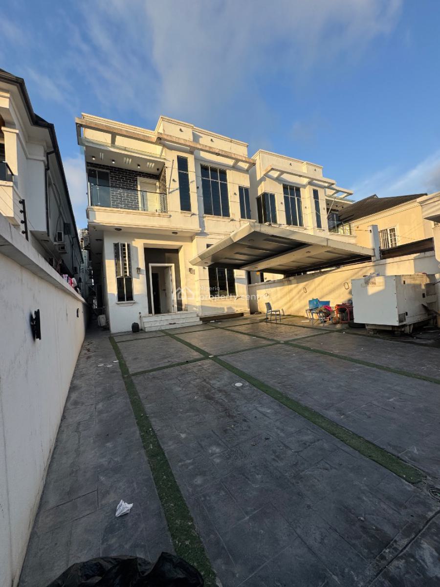 Very Spacious 5 Bedroom Duplex with Bq Can Park 6 Cars  at Osapa, Osapa Lekki Legos State, Lekki, Lagos, Detached Duplex for Sale