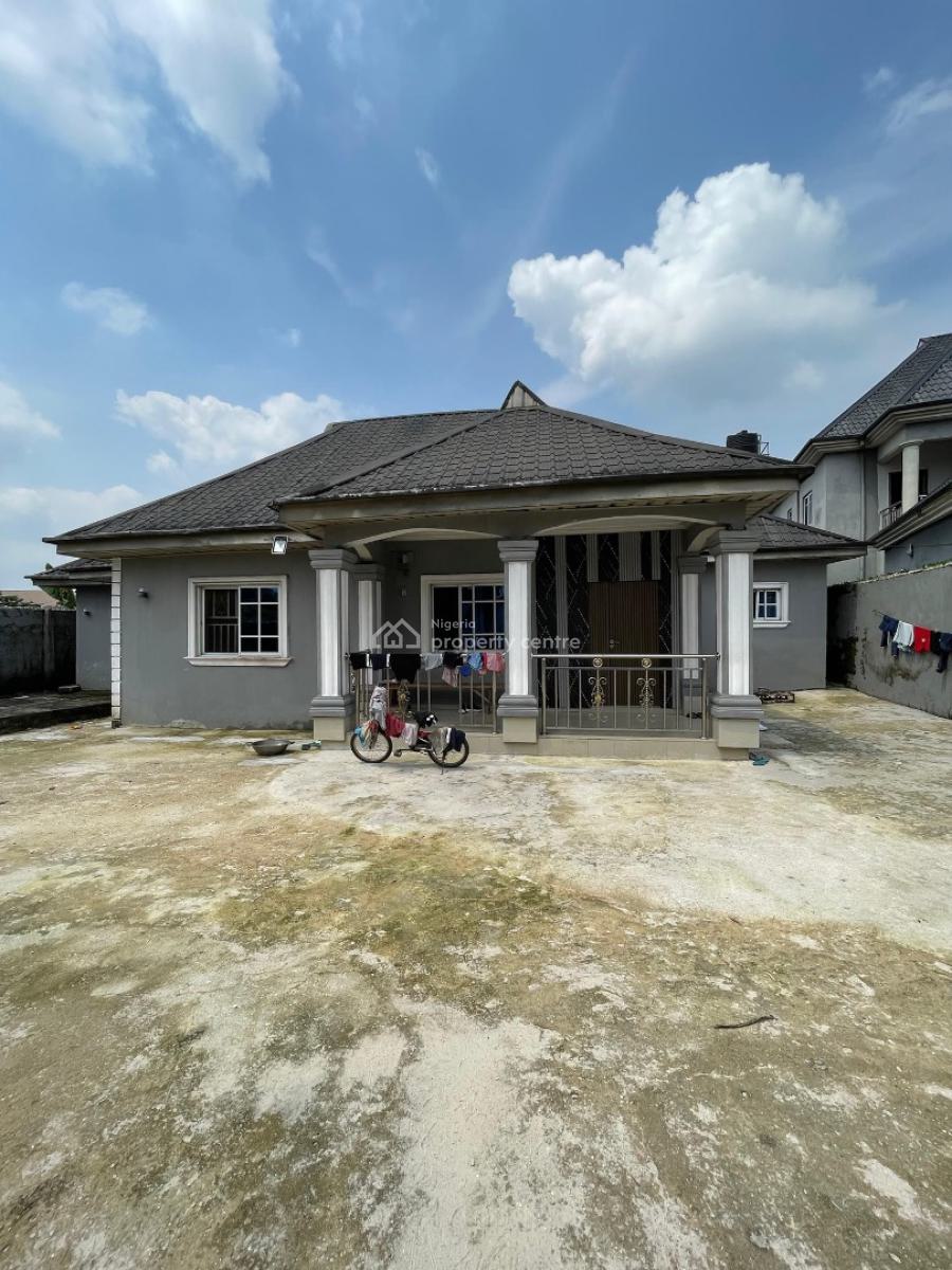 4 Bedroom Detached Bungalow on 3 Plots of Land, Eneka Port Harcourt, Eneka, Port Harcourt, Rivers, Detached Bungalow for Sale