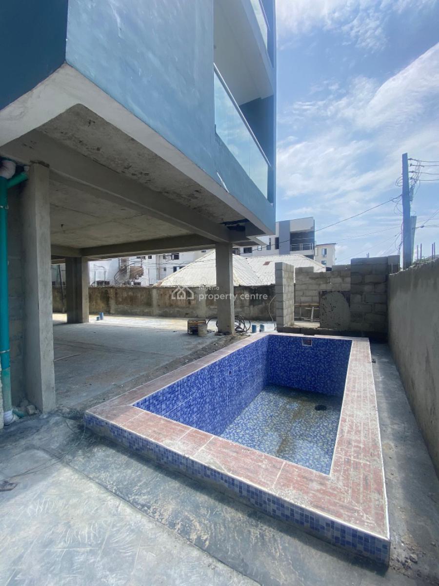 Newly Built 2 Bedroom Apartment with Elevator & Gym, Ikate, Lekki, Lagos, Block of Flats for Sale