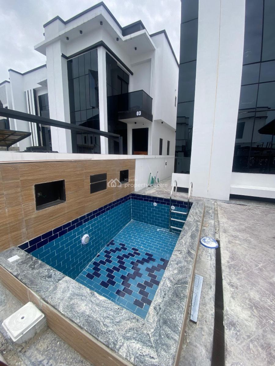 Newly Built 5 Detached Duplex with Bq and Pool in a Serene Environment, Orchid Road, Lekki, Lagos, Detached Duplex for Sale