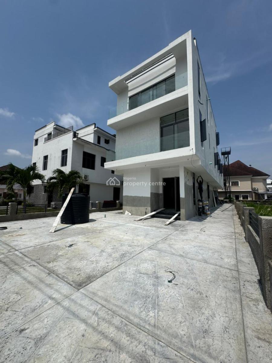 Lovely 4 Bedrooms Detached Duplex W/ Bq, Pool, Cinema, Secured Estate, Osapa, Lekki, Lagos, Detached Duplex for Sale