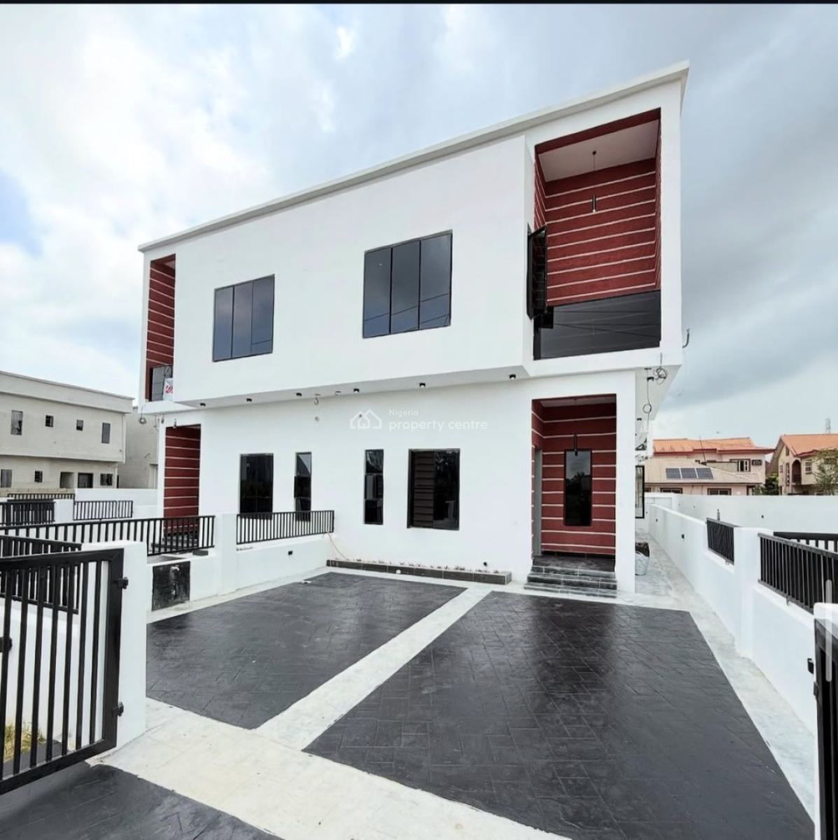 Tastly 4edroom Semi Detached & Bq Duplex, Ajah, Ajah, Lagos, Semi-detached Duplex for Sale
