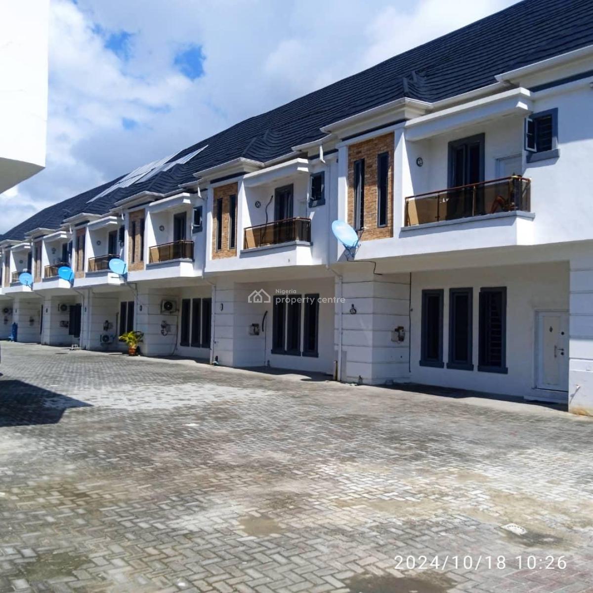 4-bedroom Luxuriously Finished Terraced Duplex, B. Vista Estate, Orchid Road, Lekki, Lagos, Terraced Duplex for Sale