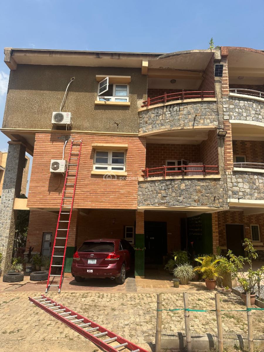 3 Bedroom Terrace Duplex with One Bedroom Bq on Carcass Level, Inside an Estate Along Apo Primary/wumba District, Apo, Abuja, Semi-detached Duplex for Sale