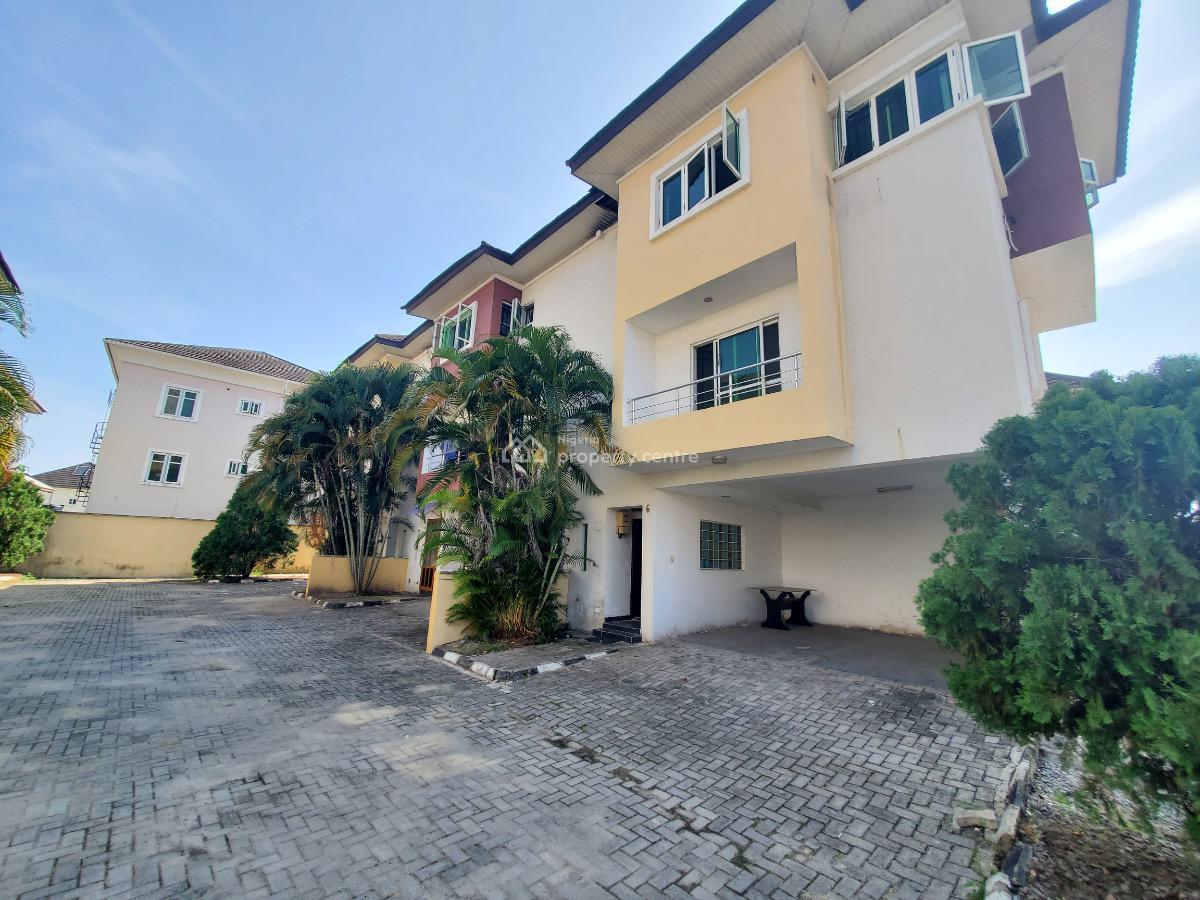 Spacious 4-bedroom Terrace Duplex with Bq, Ikota Villa, Ikota, Lekki, Lagos, Terraced Duplex for Rent