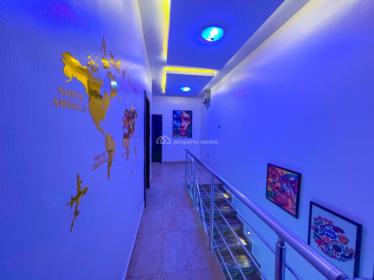 4 Bedroom Duplex, Private Compound, Derichmond Court, Mercy Eneli Street, Surulere, Lagos, Flat / Apartment Short Let