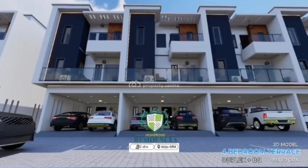 4-bedroom Terrace Duplex + Bq, Abijow Gra, Lekki-epe Expressway, Sangotedo, Ajah, Lagos, Terraced Duplex for Sale