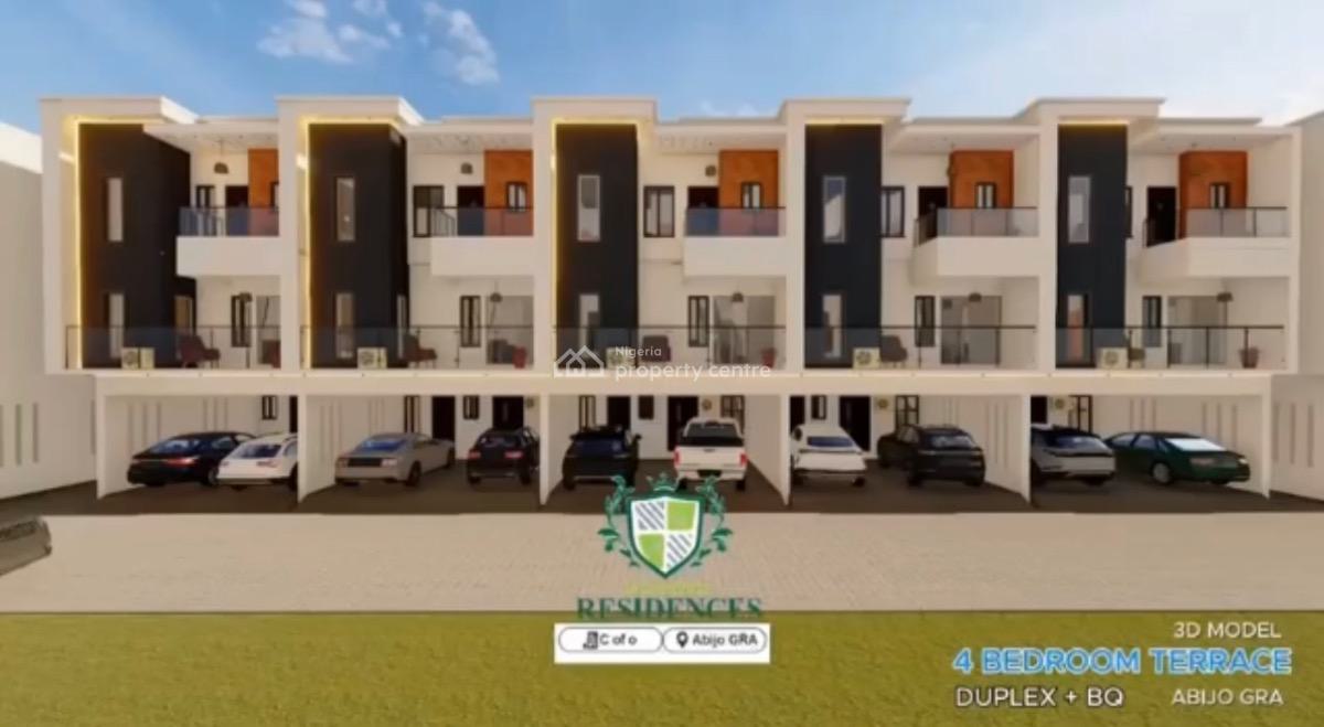4-bedroom Terraced Duplex + Bq, Abijow Gra, Lekki-epe Expressway, Sangotedo, Ajah, Lagos, Terraced Duplex for Sale