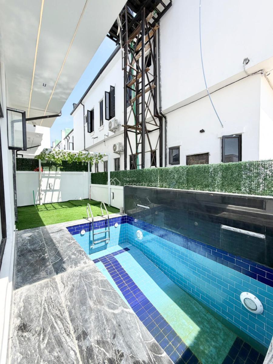 5 Bed Fully Detached Duplex with Swimming Pool and Bq, Chevron Tollgate, Lekki, Lagos, Detached Duplex for Sale