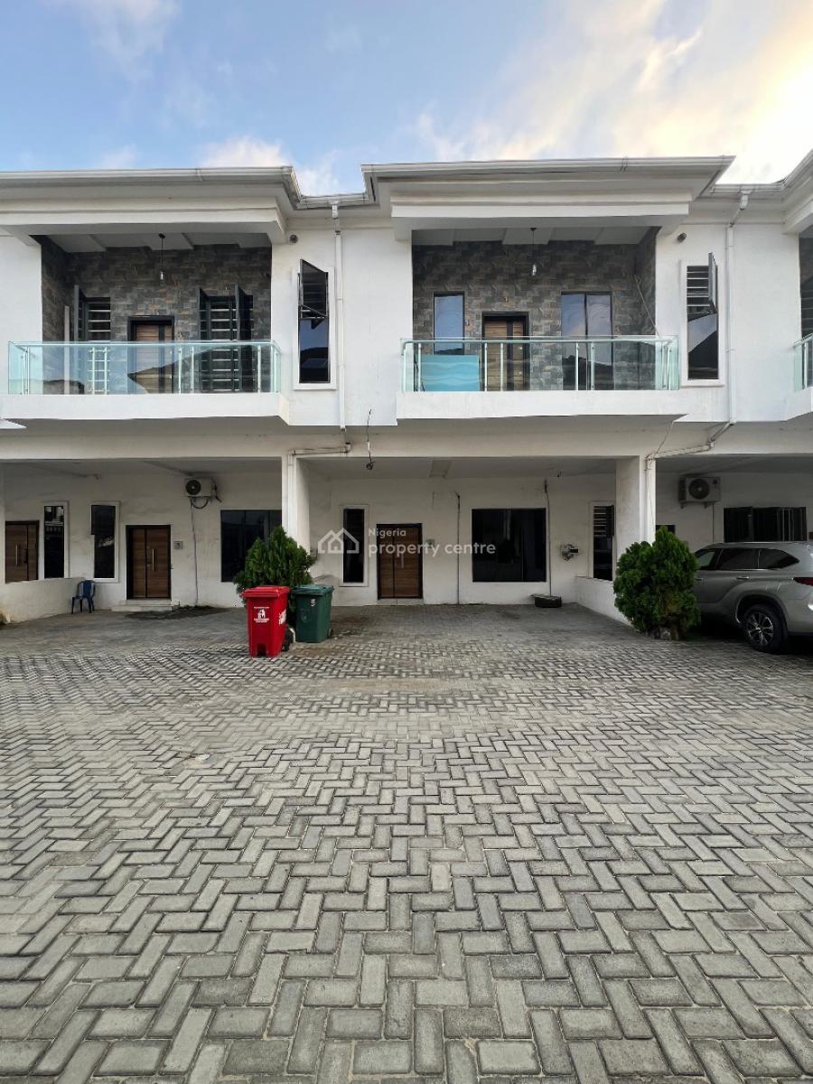 4 Bedroom Terrace Duplex, Before The Roundabout Inside an Estate, Lekki, Lagos, Terraced Duplex for Rent
