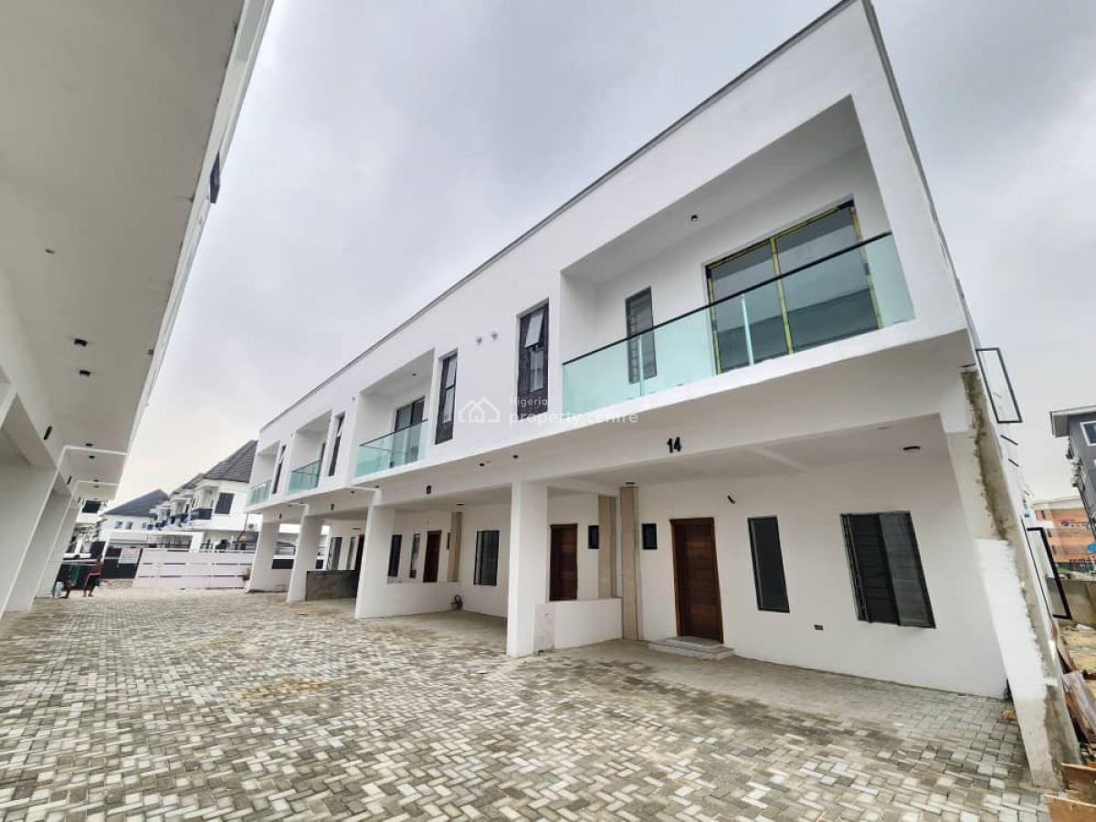 Contemporary 4 Bedroom Terrace Duplex, Chevron Tollgate, Lekki, Lagos, Terraced Duplex for Sale