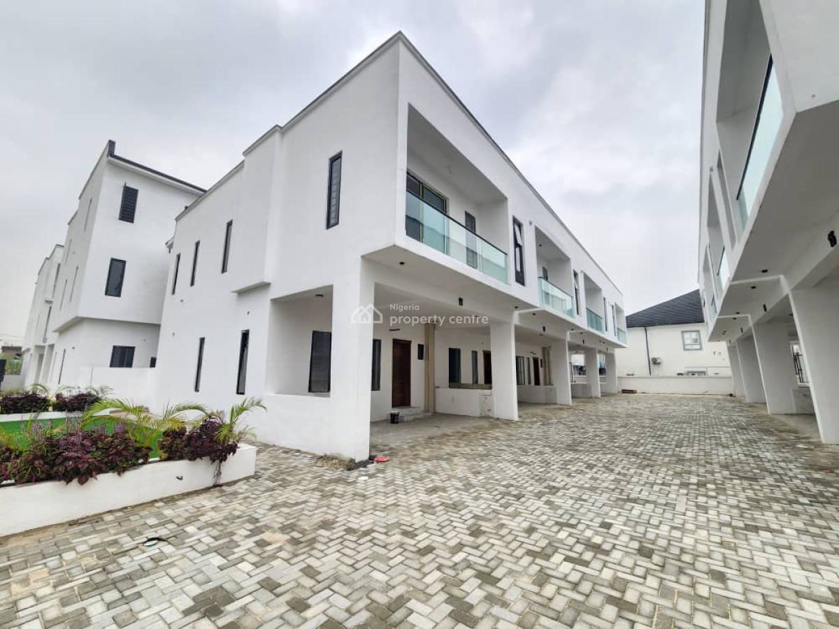 Contemporary 4 Bedroom Terrace Duplex, Chevron Tollgate, Lekki, Lagos, Terraced Duplex for Sale