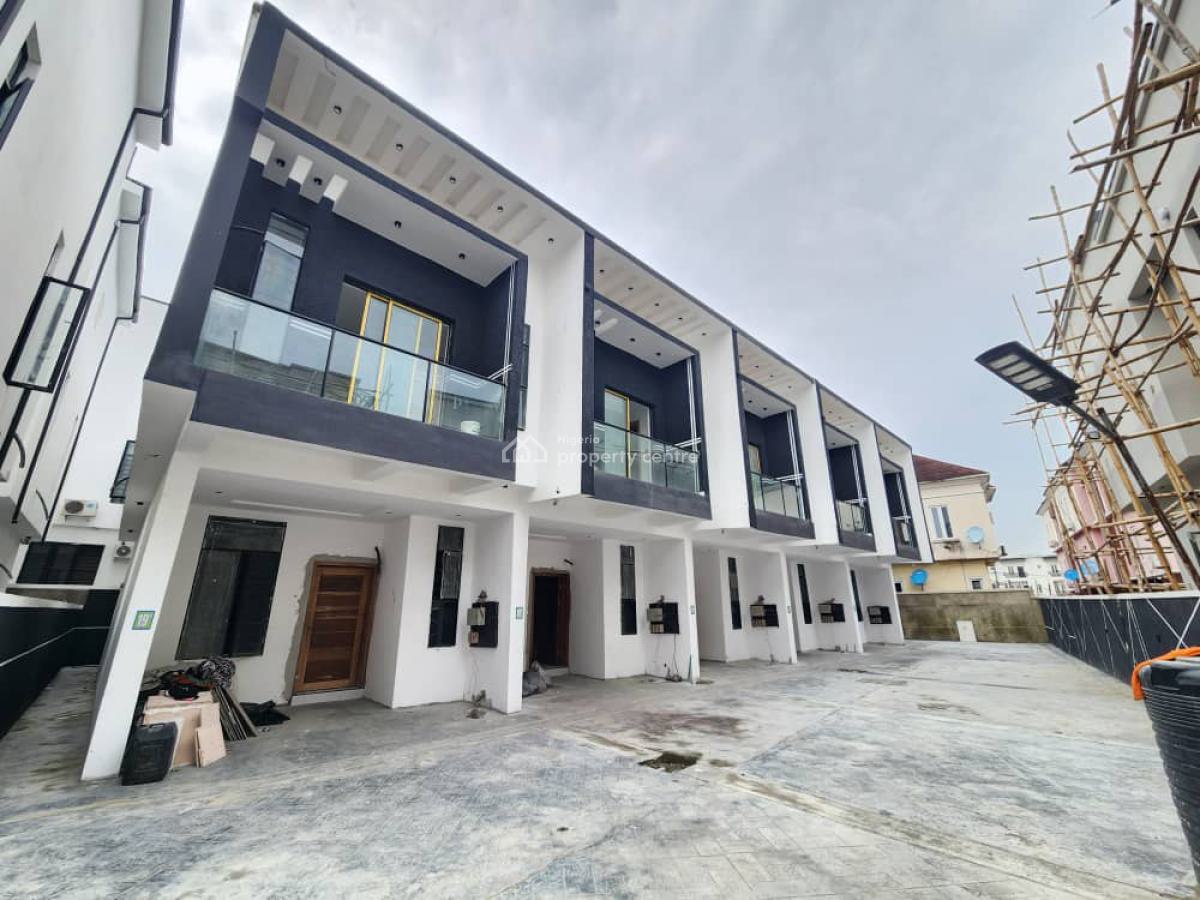 Contemporary 4 Bedroom Terrace Duplex, Chevron Tollgate, Lekki, Lagos, Terraced Duplex for Sale