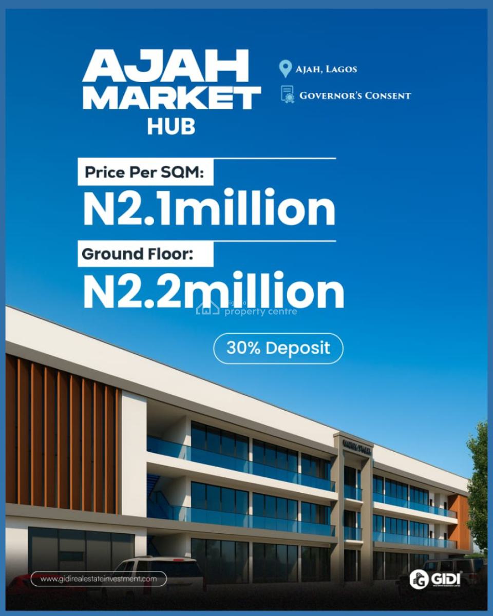 Plaza, Ground Floor, Sangotedo, Ajah, Lagos, Plaza / Complex / Mall for Sale