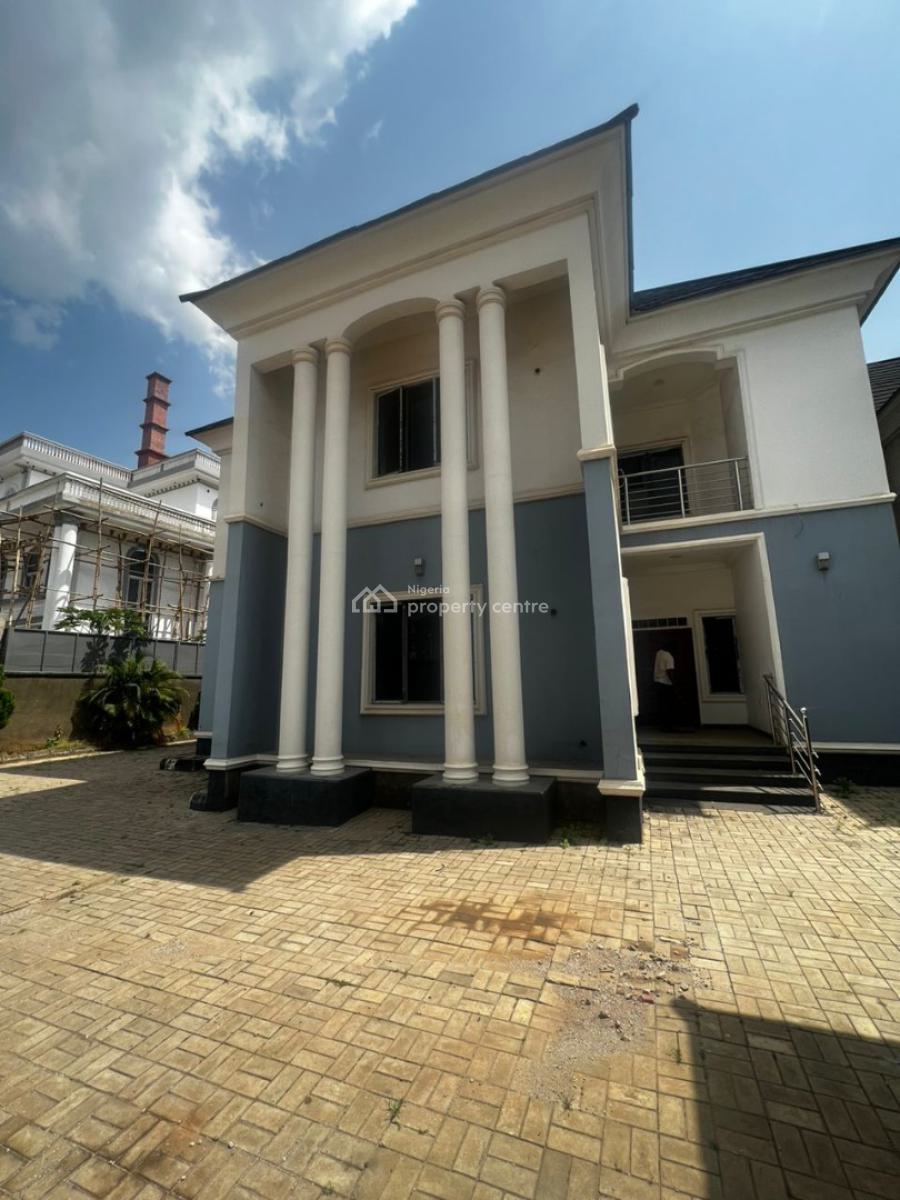 Spacious 5 Bedrooms Detached Duplex with 2 Rooms Bq, Katampe Extension, Katampe, Abuja, Detached Duplex for Rent