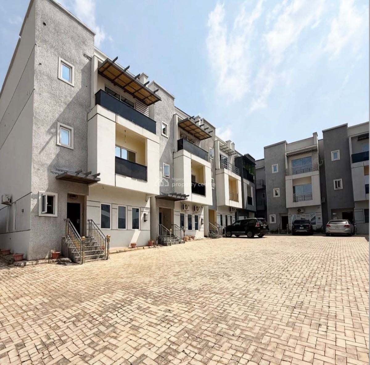 Furnished 4 Bedrooms Terrace Duplex with a Room Boys Quarters, Guzape District, Abuja, House for Sale