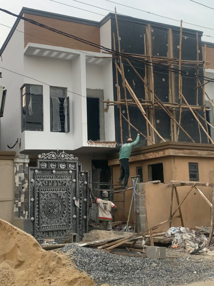Tastefully 4 Bedroom Semi Detached Duplex with Bq in a Serene Environment, Adeniran Ogunsanya, Surulere, Lagos, Semi-detached Duplex for Sale