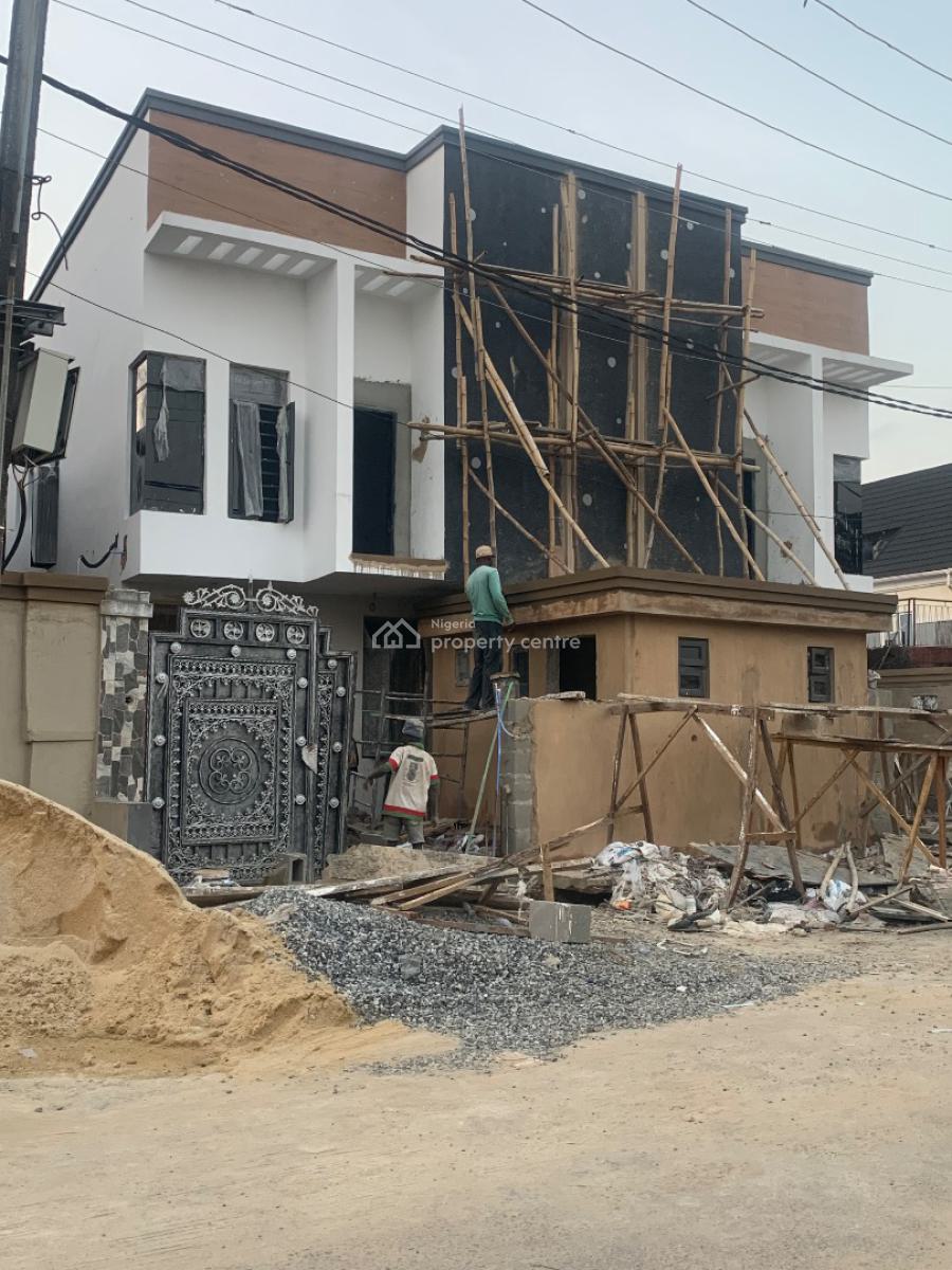 Tastefully 4 Bedroom Semi Detached Duplex with Bq in a Serene Environment, Adeniran Ogunsanya, Surulere, Lagos, Semi-detached Duplex for Sale